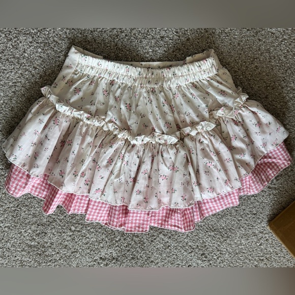 Y2K Pink Floral Ruffle set - Picture 7 of 12